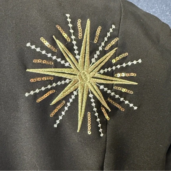 Studio Refined by Torrid Embellished Blazer, Hearts, Stars, & Skull, Size 1X - Picture 6 of 11